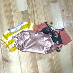 Girls Size Medium LOT of three shirts